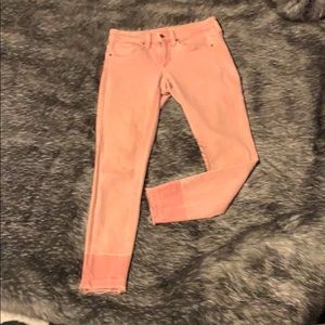 3/$15 Universal Thread Distressed Peach Jeans 00